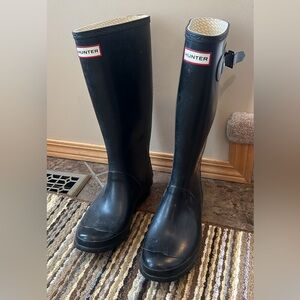 SOLDHunter Black Rain Boots